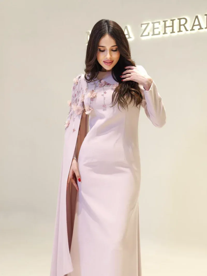 Lilas Modest Evening Dress