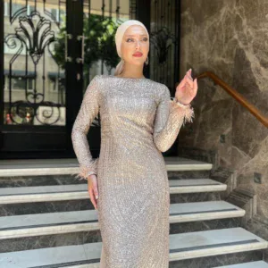 Lilyana Modest Evening Dress