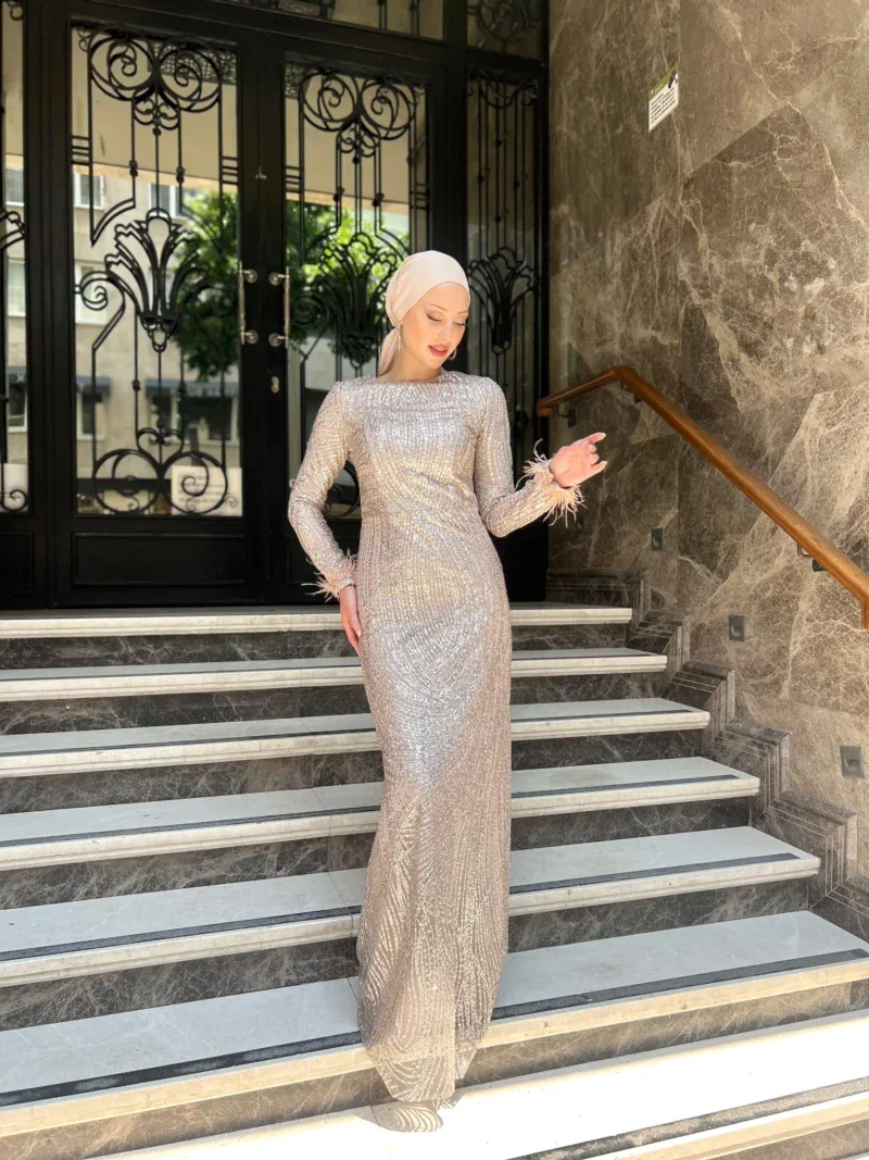 Lilyana Modest Evening Dress