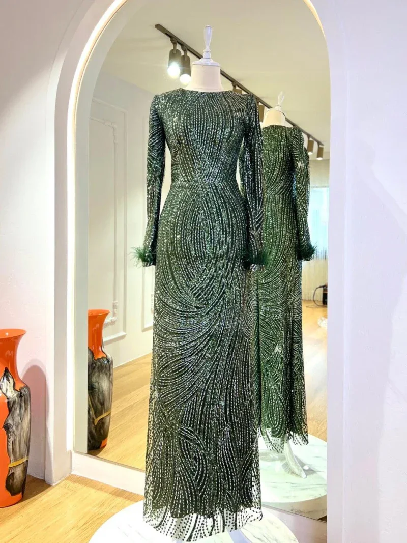 Lilyana Modest Evening Dress