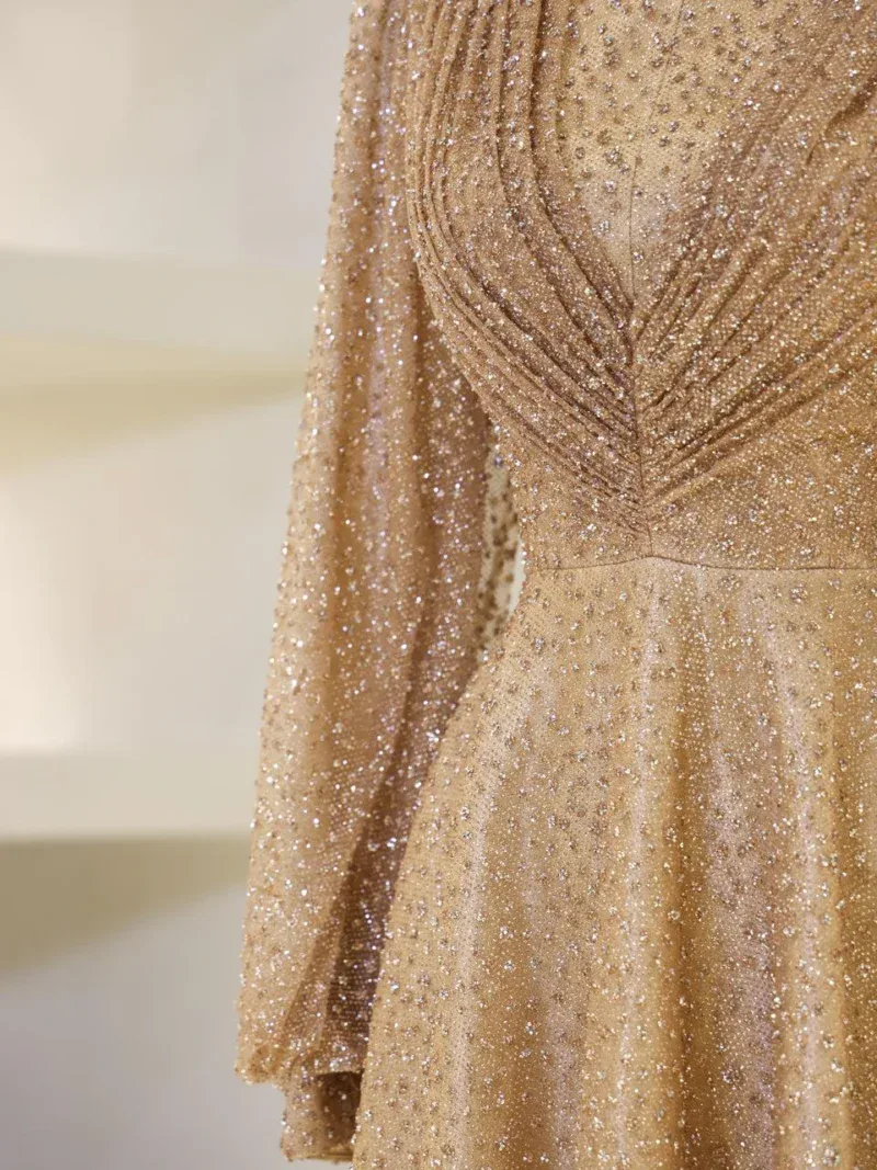 Linda Modest Evening Dress