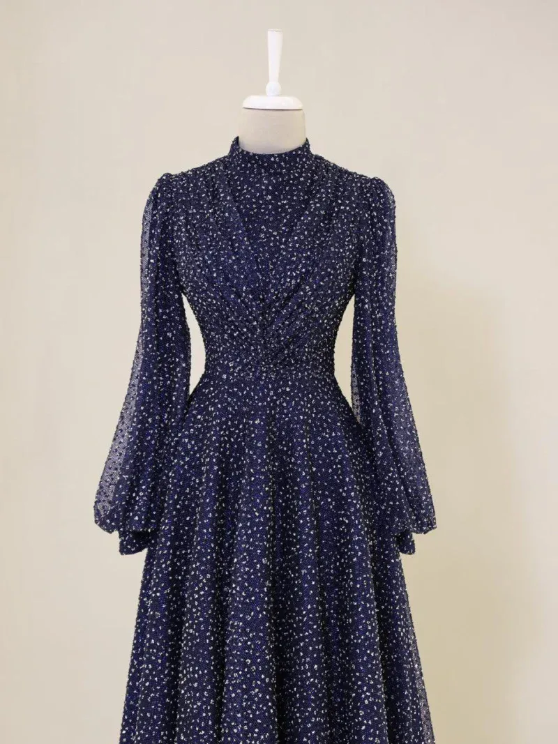 Linda Modest Evening Dress