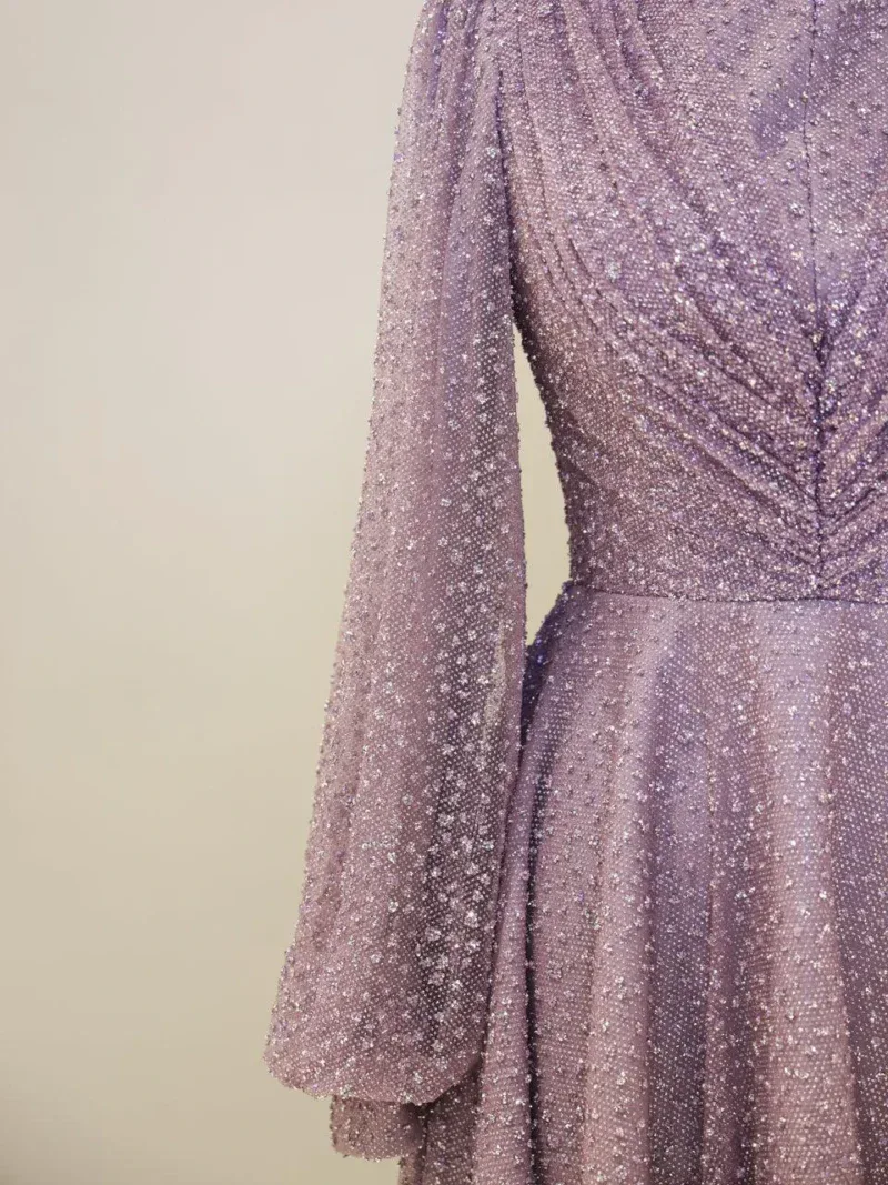 Linda Modest Evening Dress