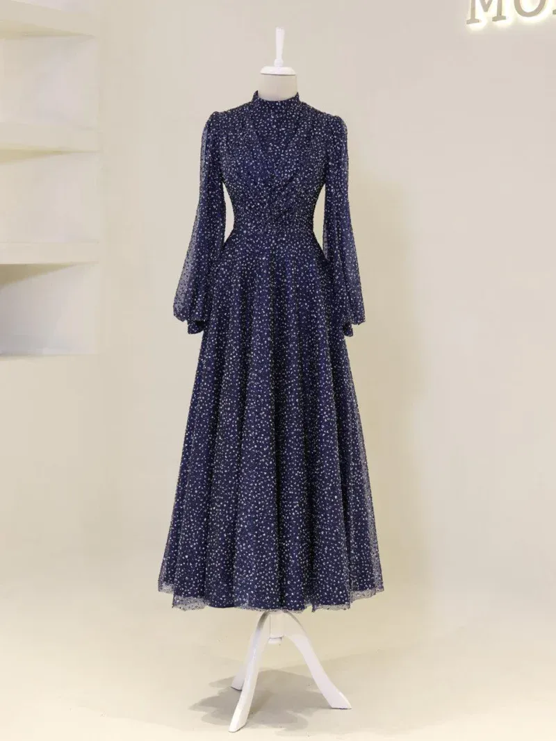 Linda Modest Evening Dress