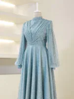 Linda Modest Evening Dress