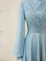 Linda Modest Evening Dress