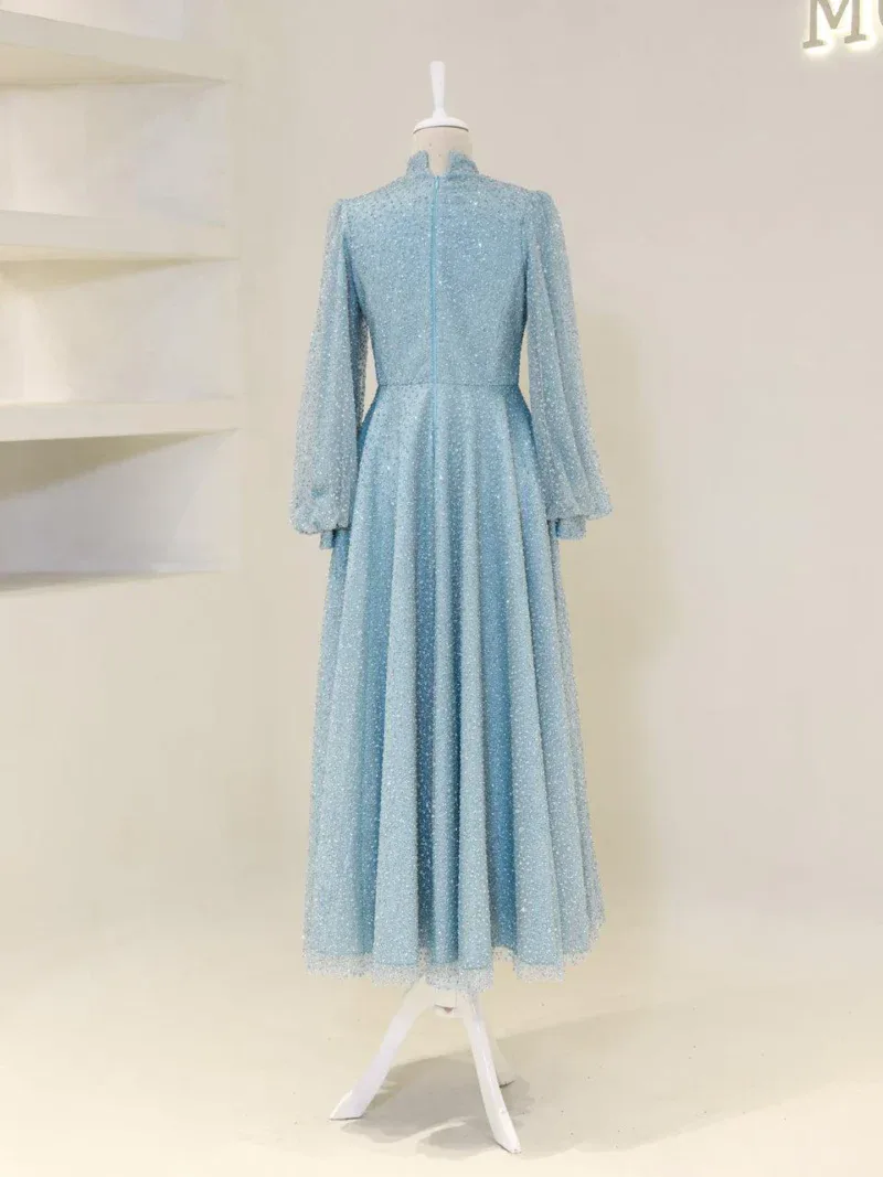 Linda Modest Evening Dress