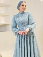 Linda Modest Evening Dress