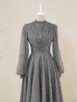 Linda Modest Evening Dress