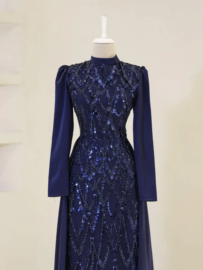 Lori Modest Evening Dress