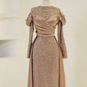 Louretta Modest Evening Dress
