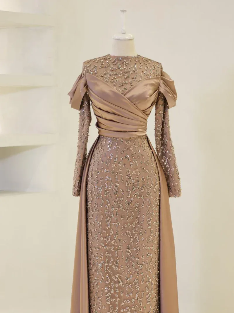 Louretta Modest Evening Dress