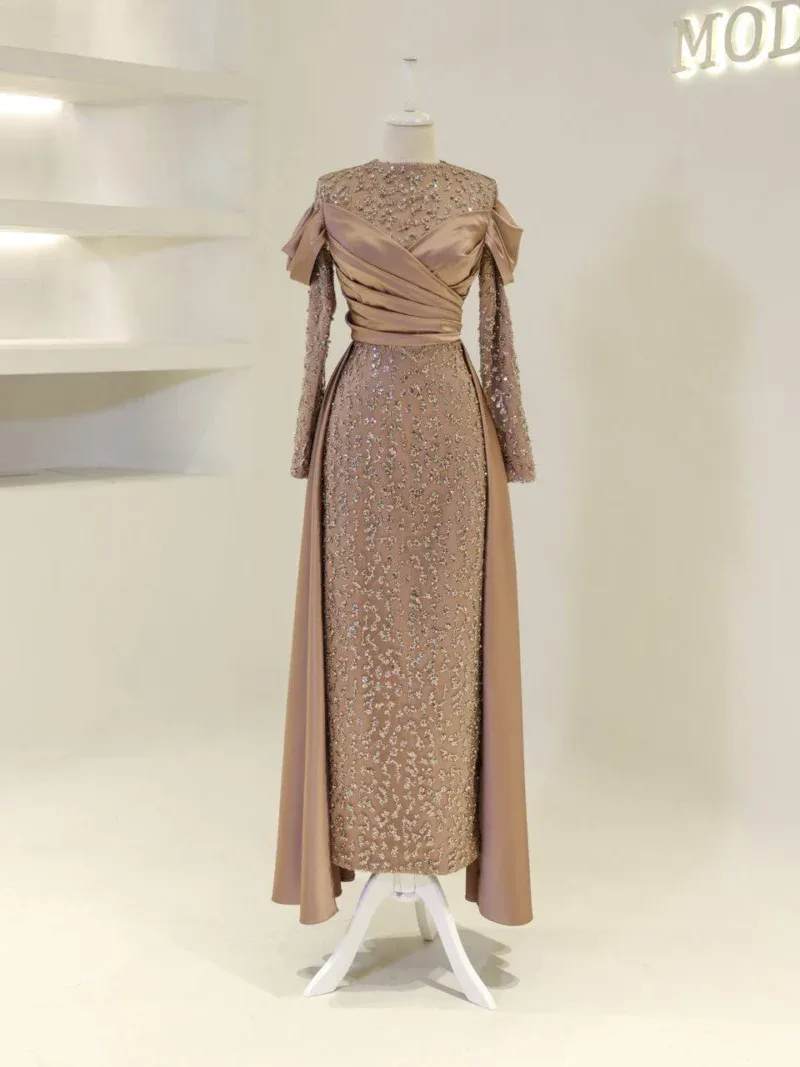 Louretta Modest Evening Dress
