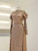 Louretta Modest Evening Dress