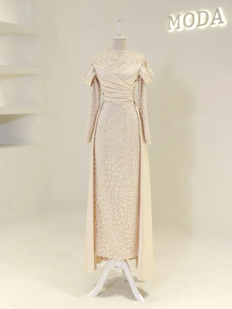 Louretta Modest Evening Dress