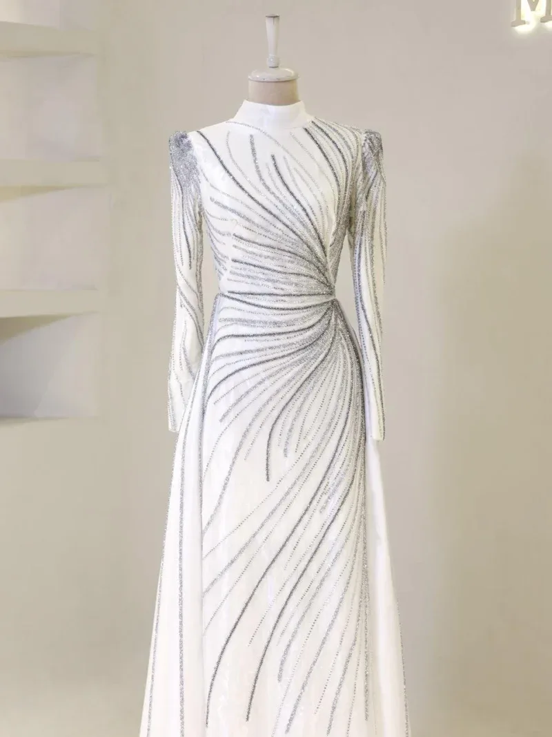 Maika Modest Evening Dress