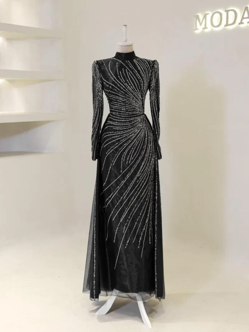 Maika Modest Evening Dress