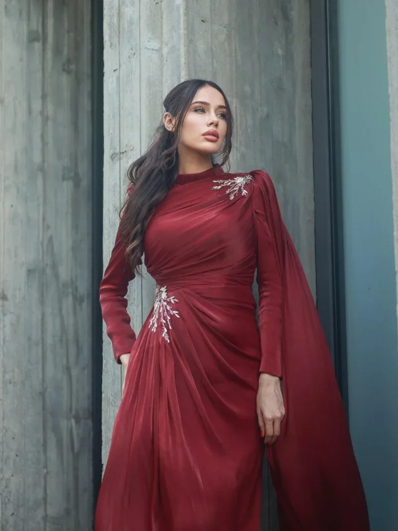 Maya Modest Evening Dress