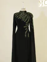 Merelis Modest Evening Dress