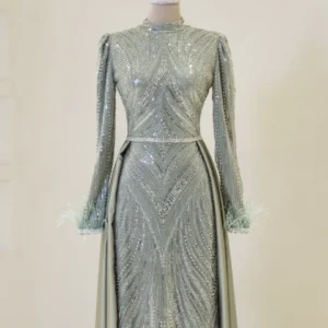 Milanese Modest Evening Dress