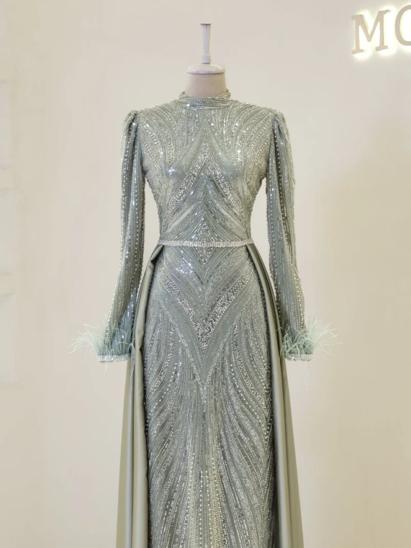Milanese Modest Evening Dress
