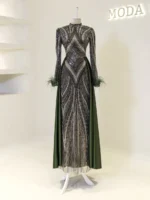Milanese Modest Evening Dress