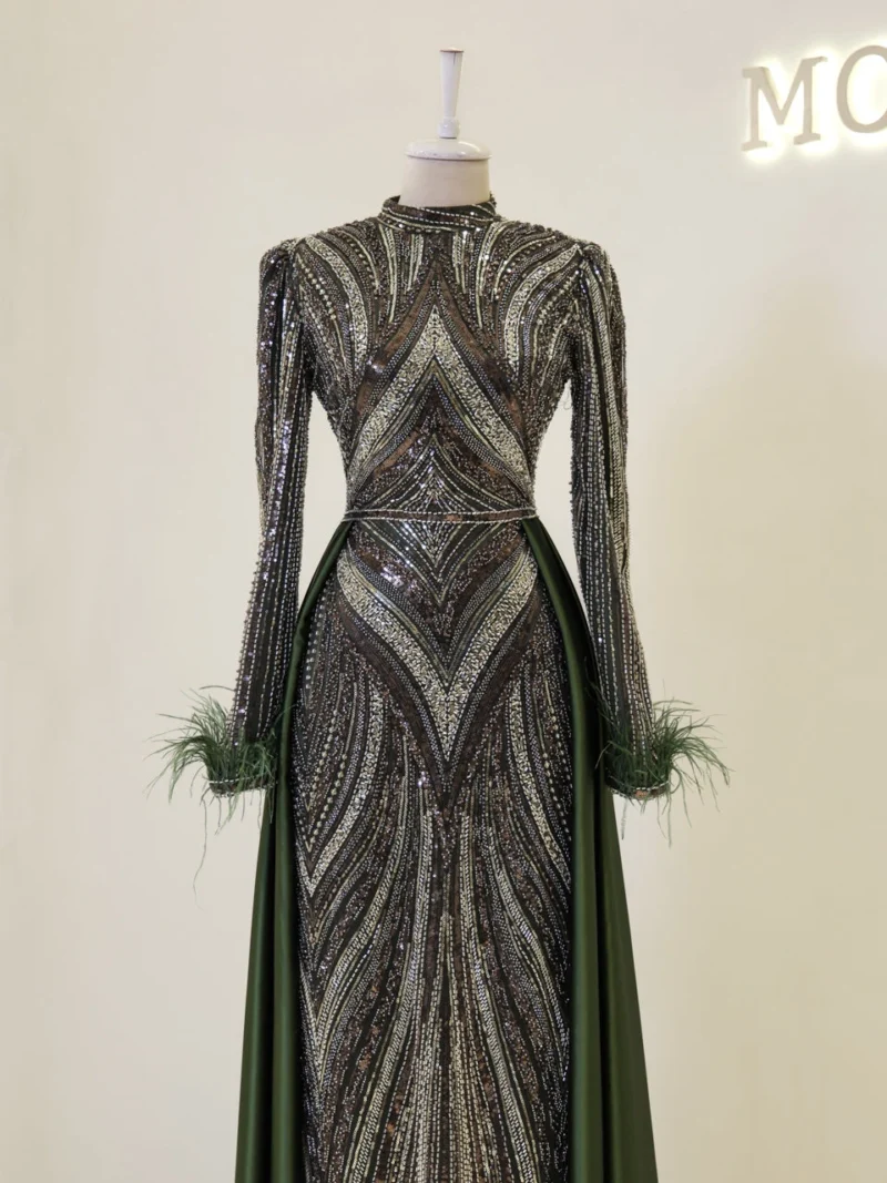 Milanese Modest Evening Dress