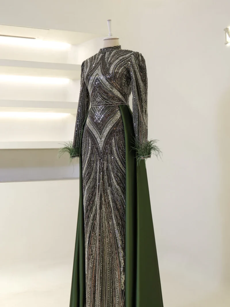 Milanese Modest Evening Dress