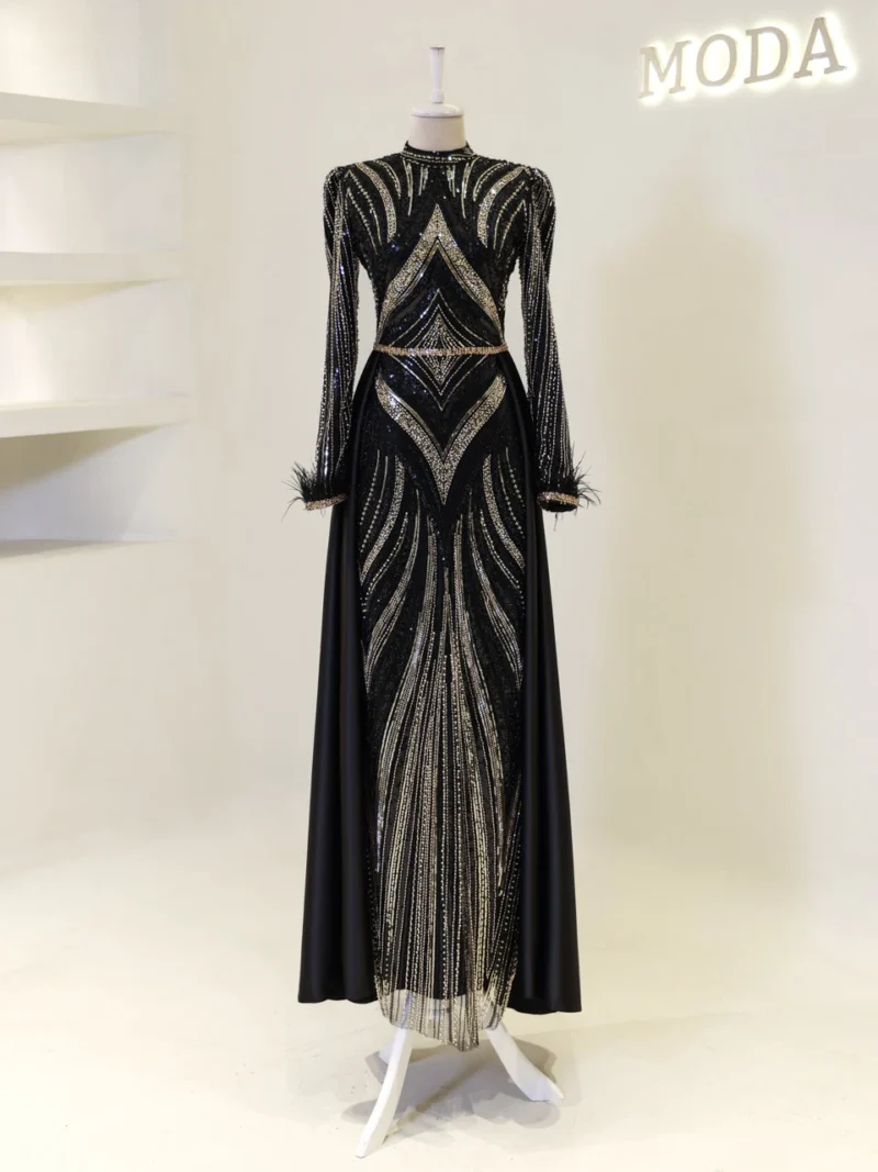 Milanese Modest Evening Dress