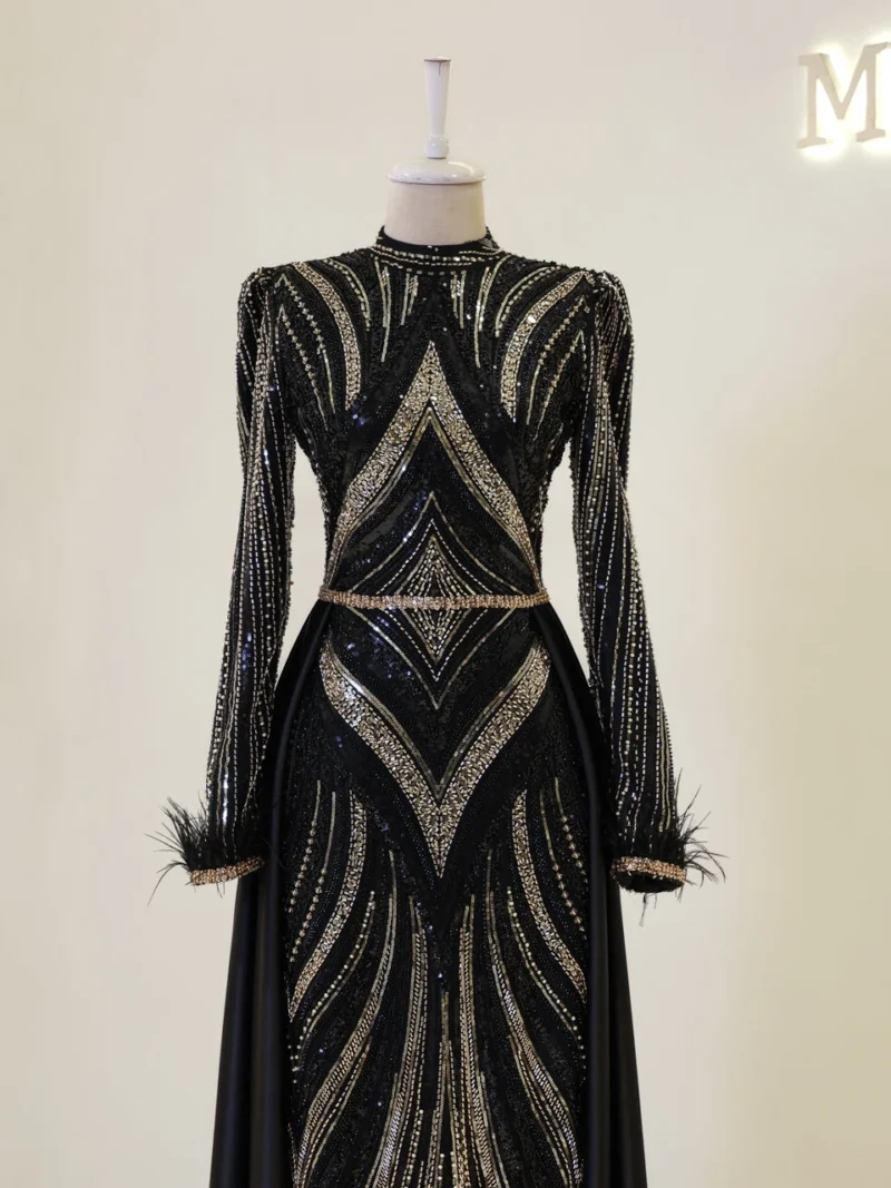 Milanese Modest Evening Dress