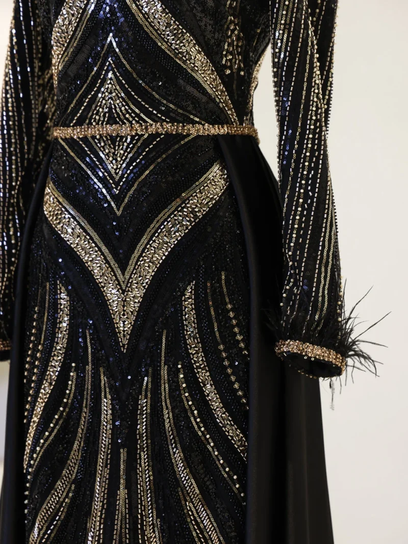 Milanese Modest Evening Dress