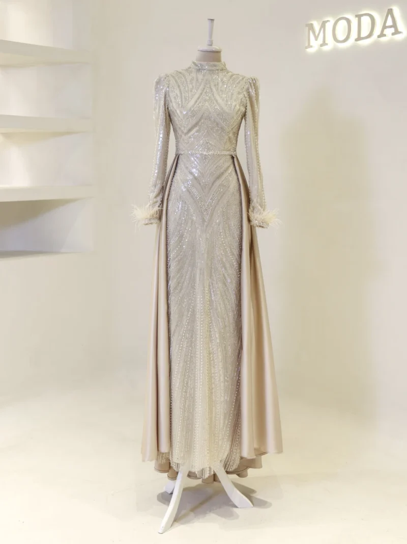Milanese Modest Evening Dress