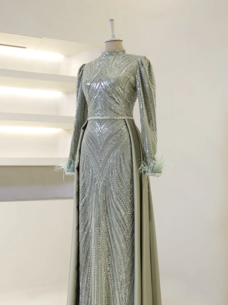 Milanese Modest Evening Dress