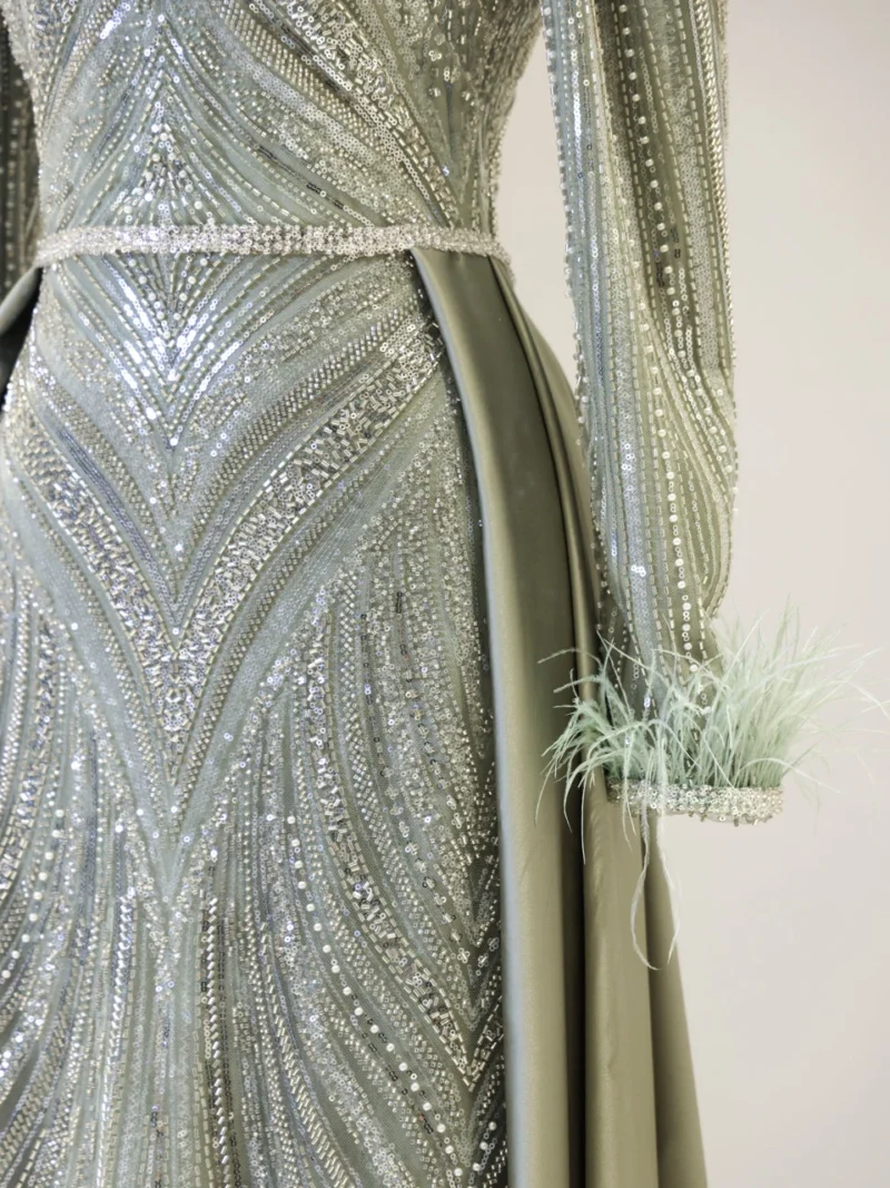 Milanese Modest Evening Dress