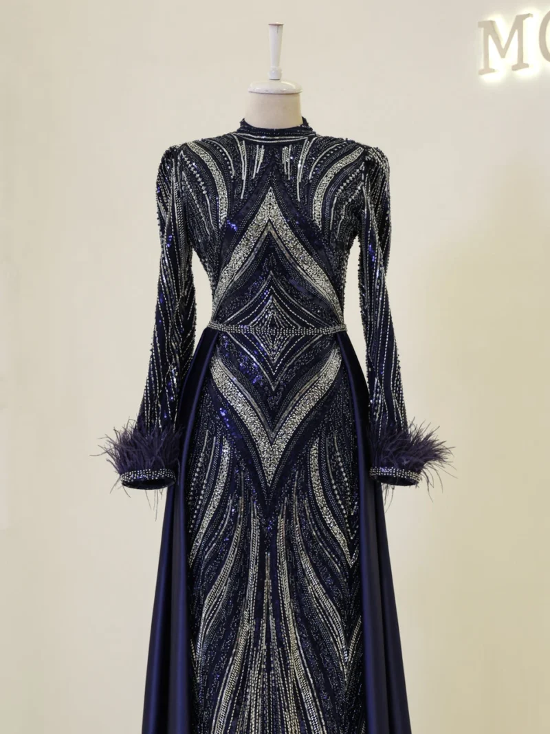 Milanese Modest Evening Dress