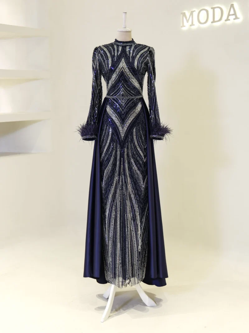 Milanese Modest Evening Dress