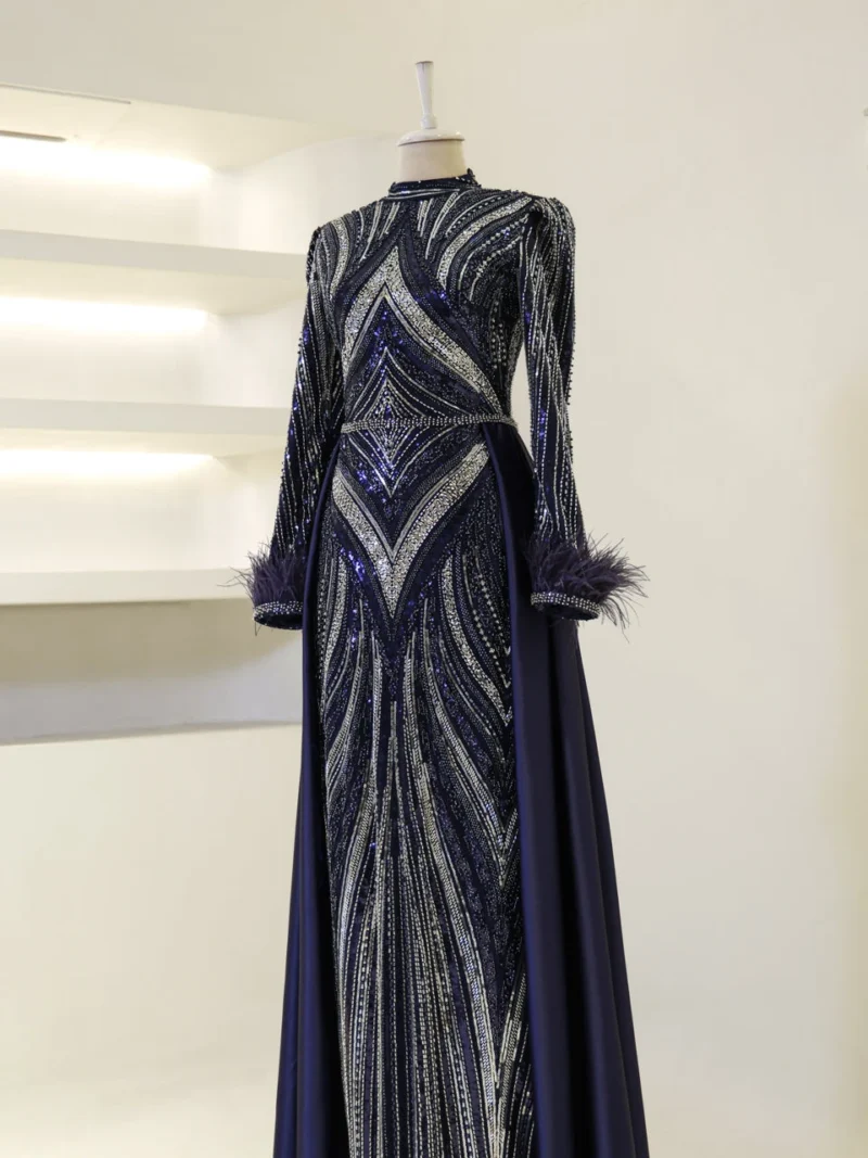 Milanese Modest Evening Dress
