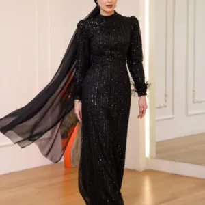 Mina Modest Evening Dress