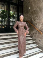 Mina Modest Evening Dress