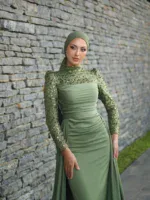 Misty Modest Evening Dress