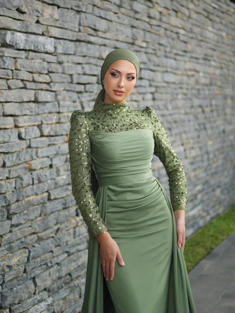 Misty Modest Evening Dress