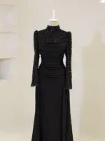 Misty Modest Evening Dress