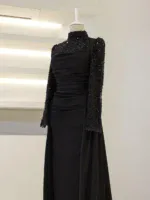 Misty Modest Evening Dress