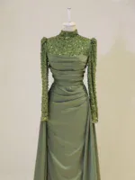 Misty Modest Evening Dress