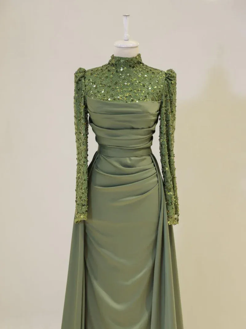 Misty Modest Evening Dress