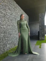 Misty Modest Evening Dress