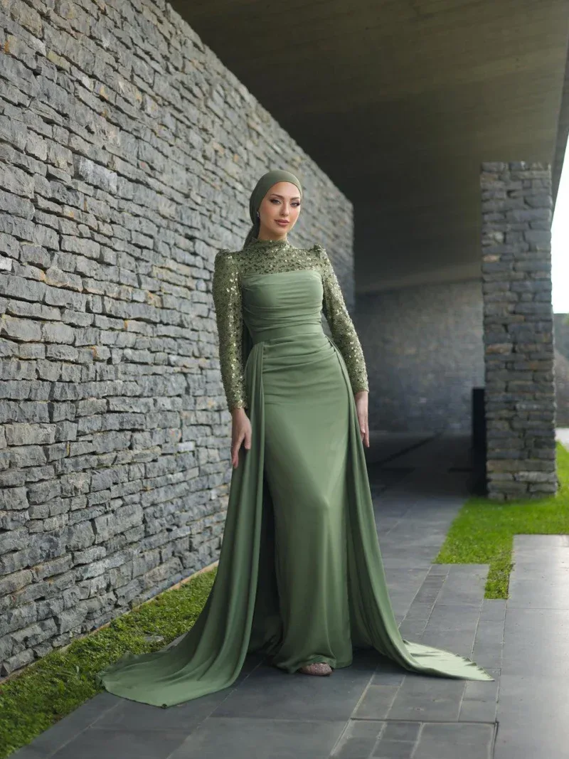 Misty Modest Evening Dress