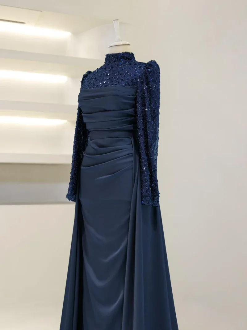 Misty Modest Evening Dress