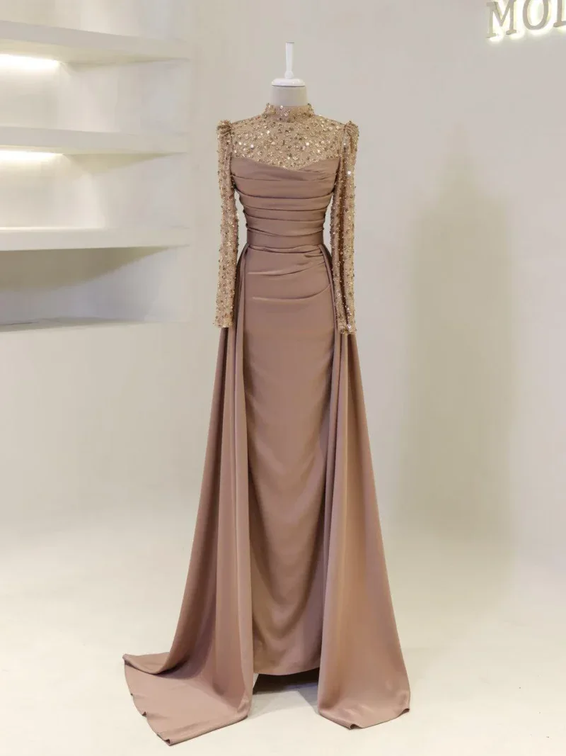 Misty Modest Evening Dress