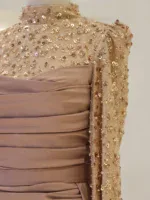 Misty Modest Evening Dress